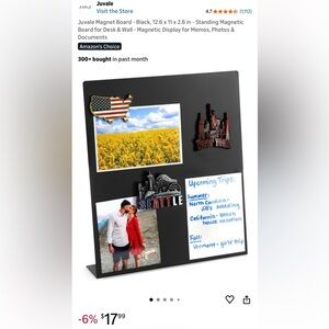 Magnetic Desktop Memo Photo Note Board